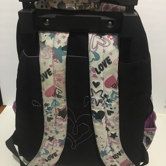 Justice Bags Justice Rolling Backpack Poshmark